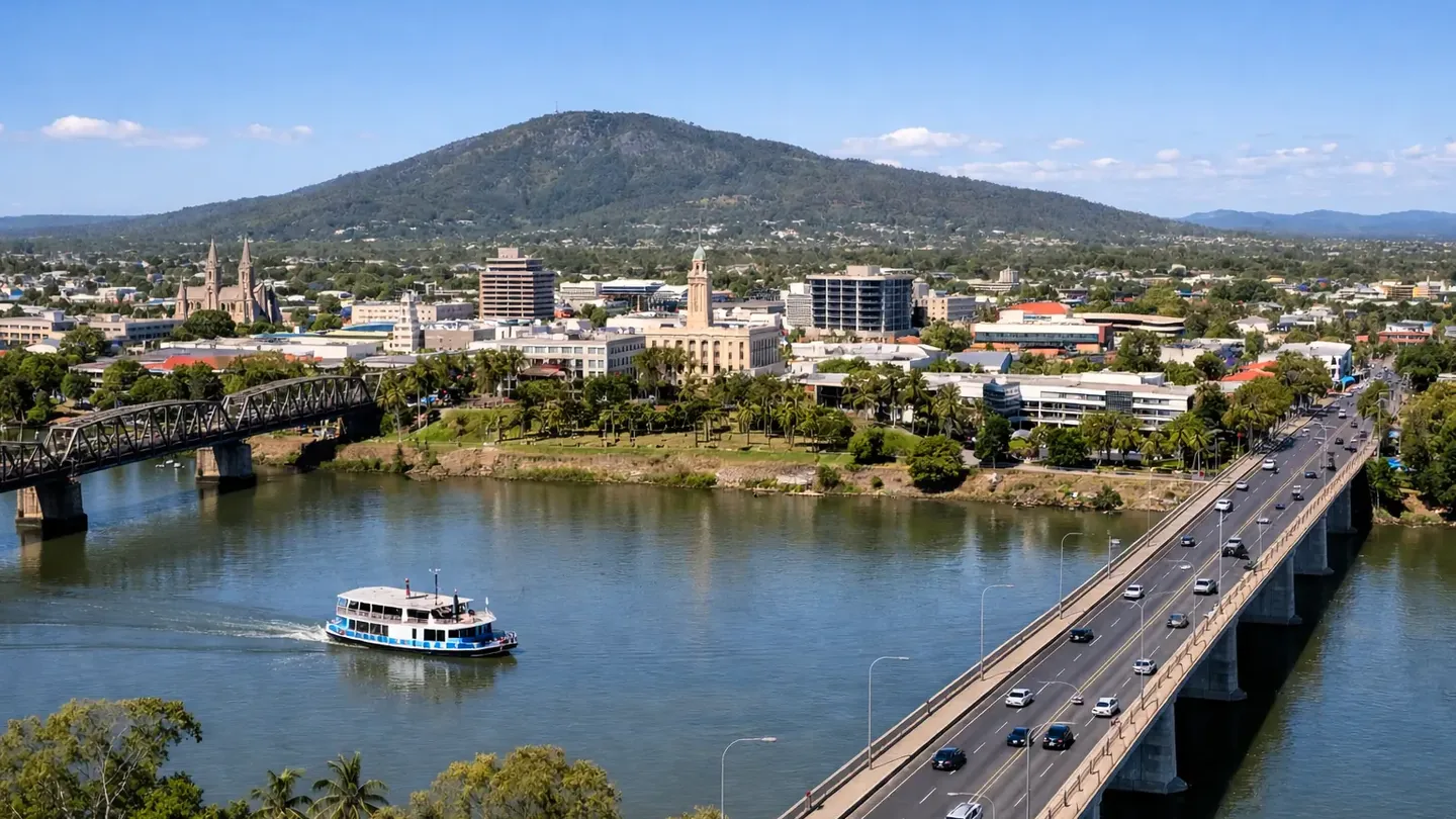 Rockhampton city and Fitzroy River — Web Designs Rockhampton local web agency